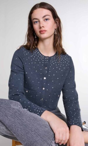 КАРДИГАН СО СТРАЗАМИ MAJE