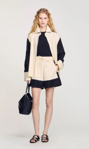 ДВУХЦВЕТНЫЕ ШОРТЫ SANDRO