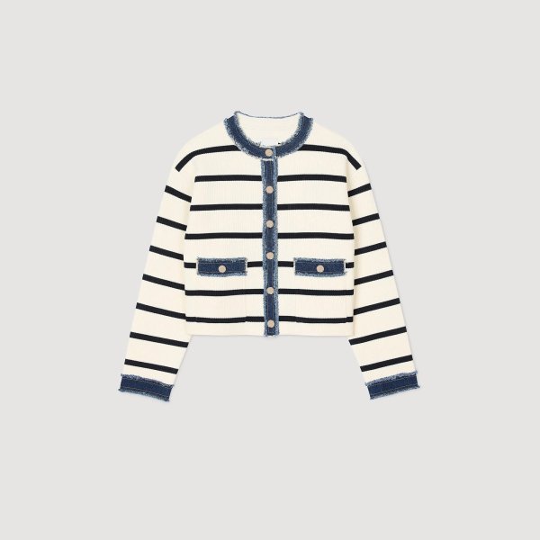 КАРДИГАН В ПОЛОСКУ SANDRO — изображение 6