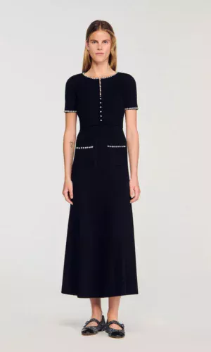 КОСТЮМ С БИСЕРОМ SANDRO