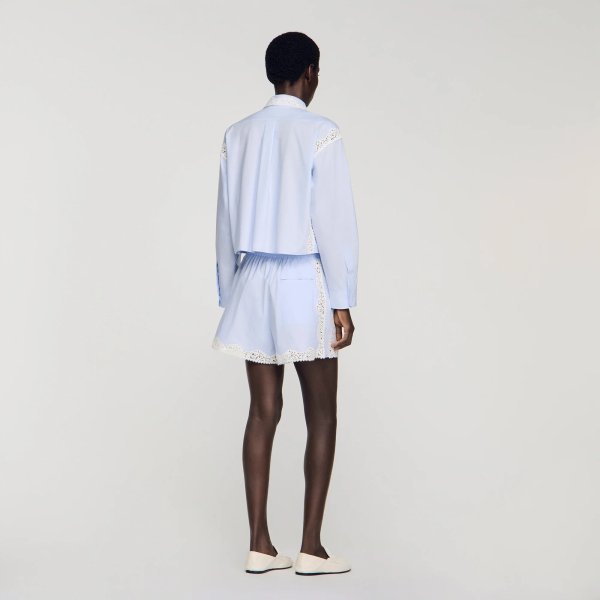 КОСТЮМ С КРУЖЕВНЫМИ ВСТАВКАМИ SANDRO — изображение 9