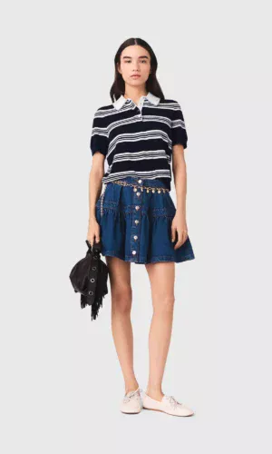 ДЖИНСОВАЯ ЮБКА MAJE