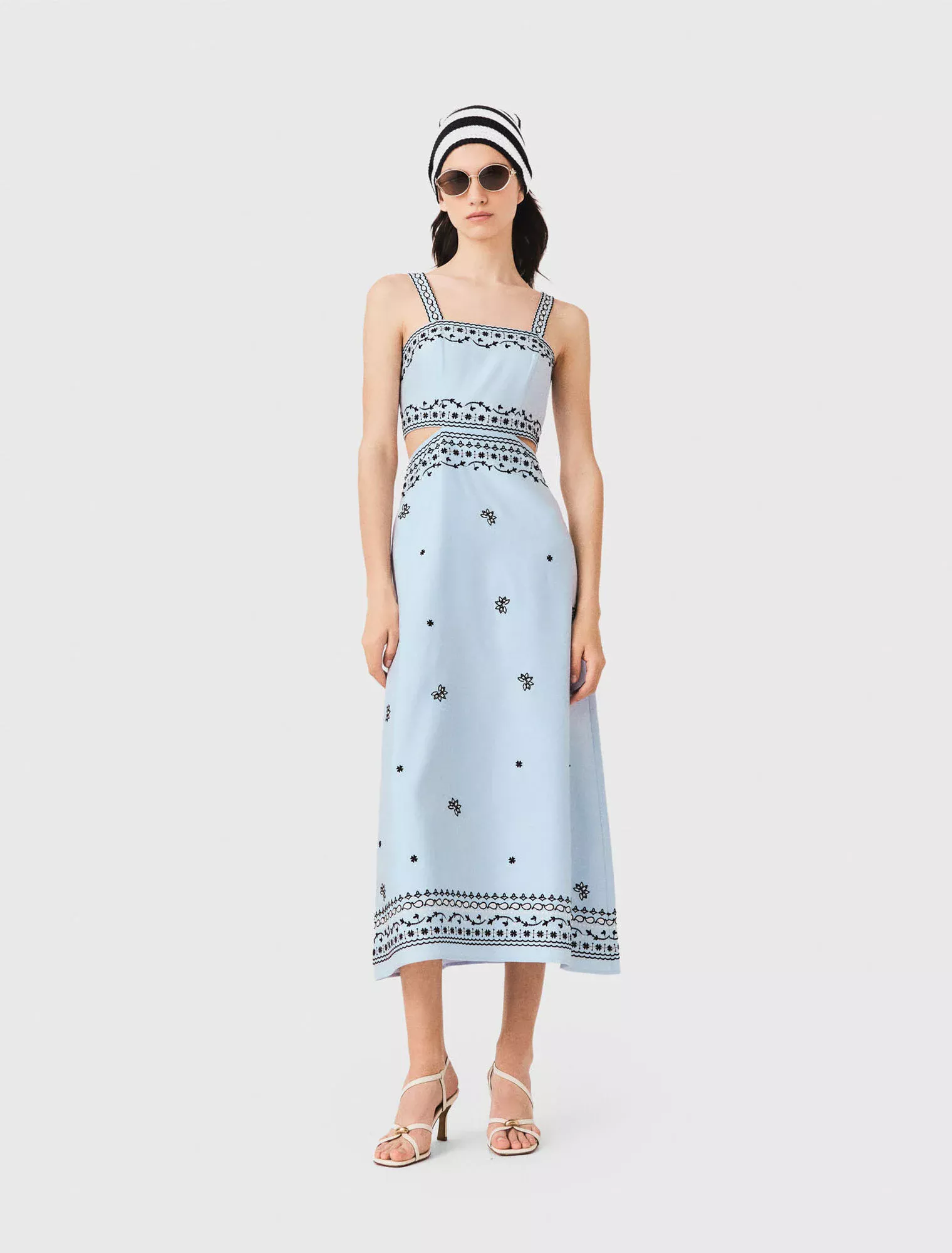 ПЛАТЬЕ НА БРЕТЕЛЯХ MAJE