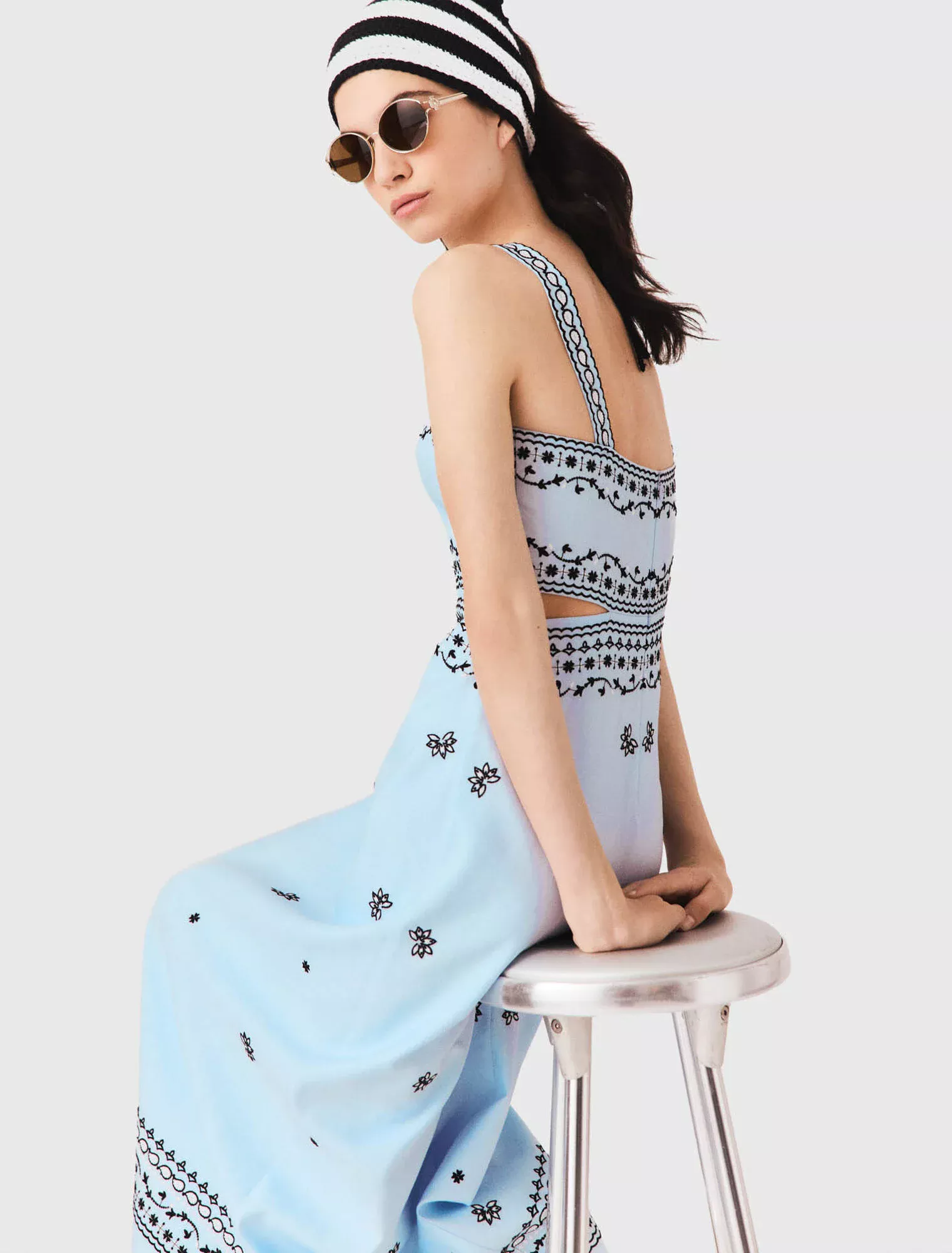 ПЛАТЬЕ НА БРЕТЕЛЯХ MAJE — изображение 5